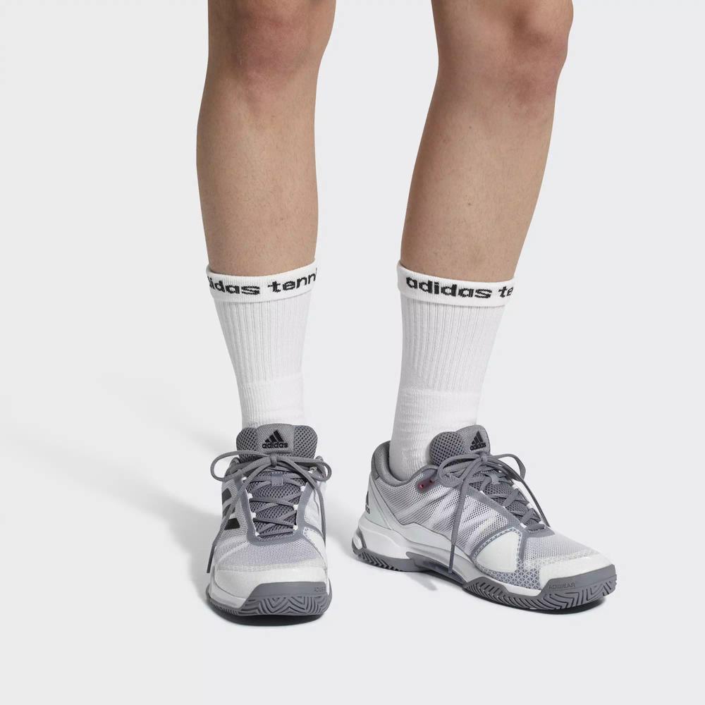 Adidas Barricade Club Zapatillas De Tenis Blancos Para Hombre (MX-45101)
